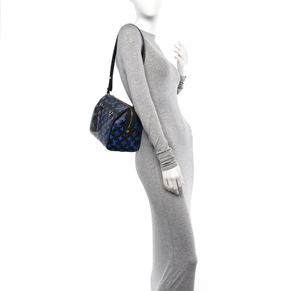 Louis Vuitton Colored Monogram Speedy Amazon PM Blue Black 2 of 9