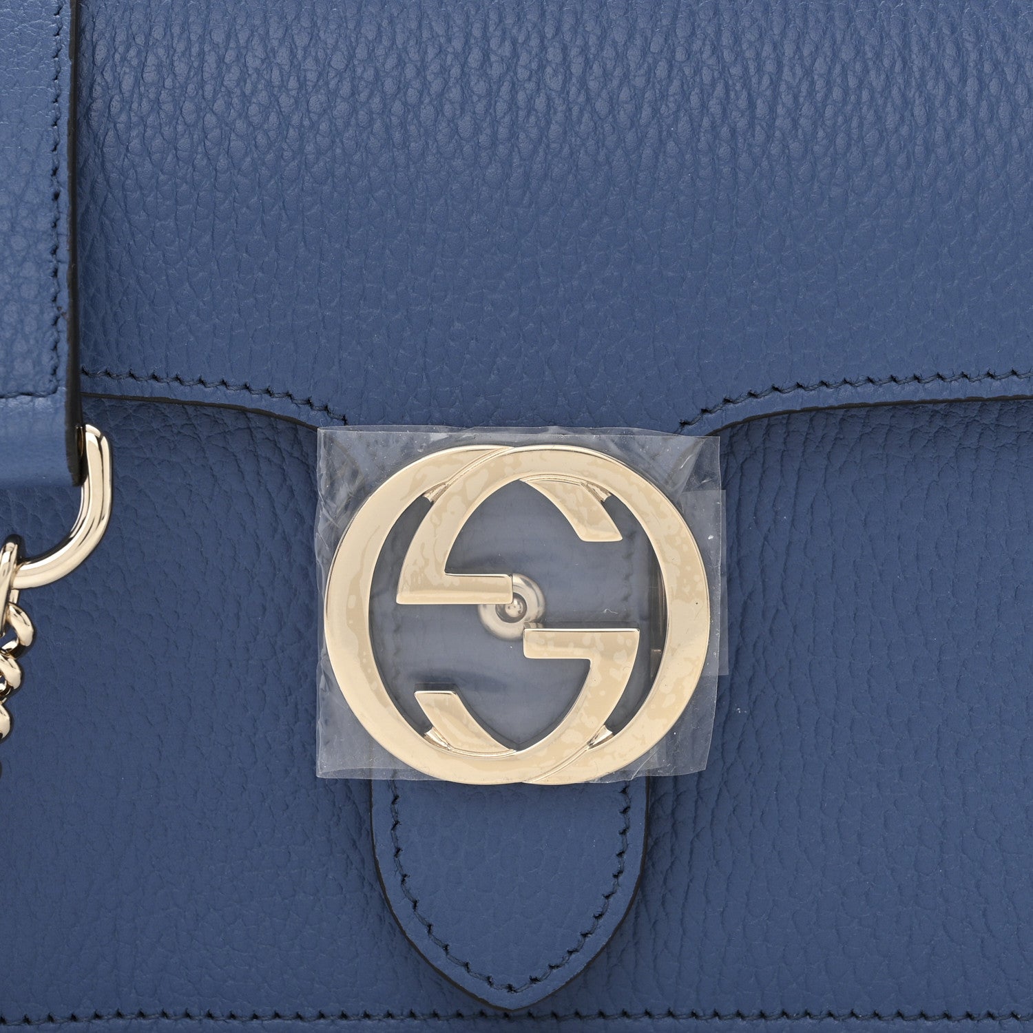 Gucci Dollar Calfskin Small Interlocking G Shoulder Bag Caspian 10 of 12