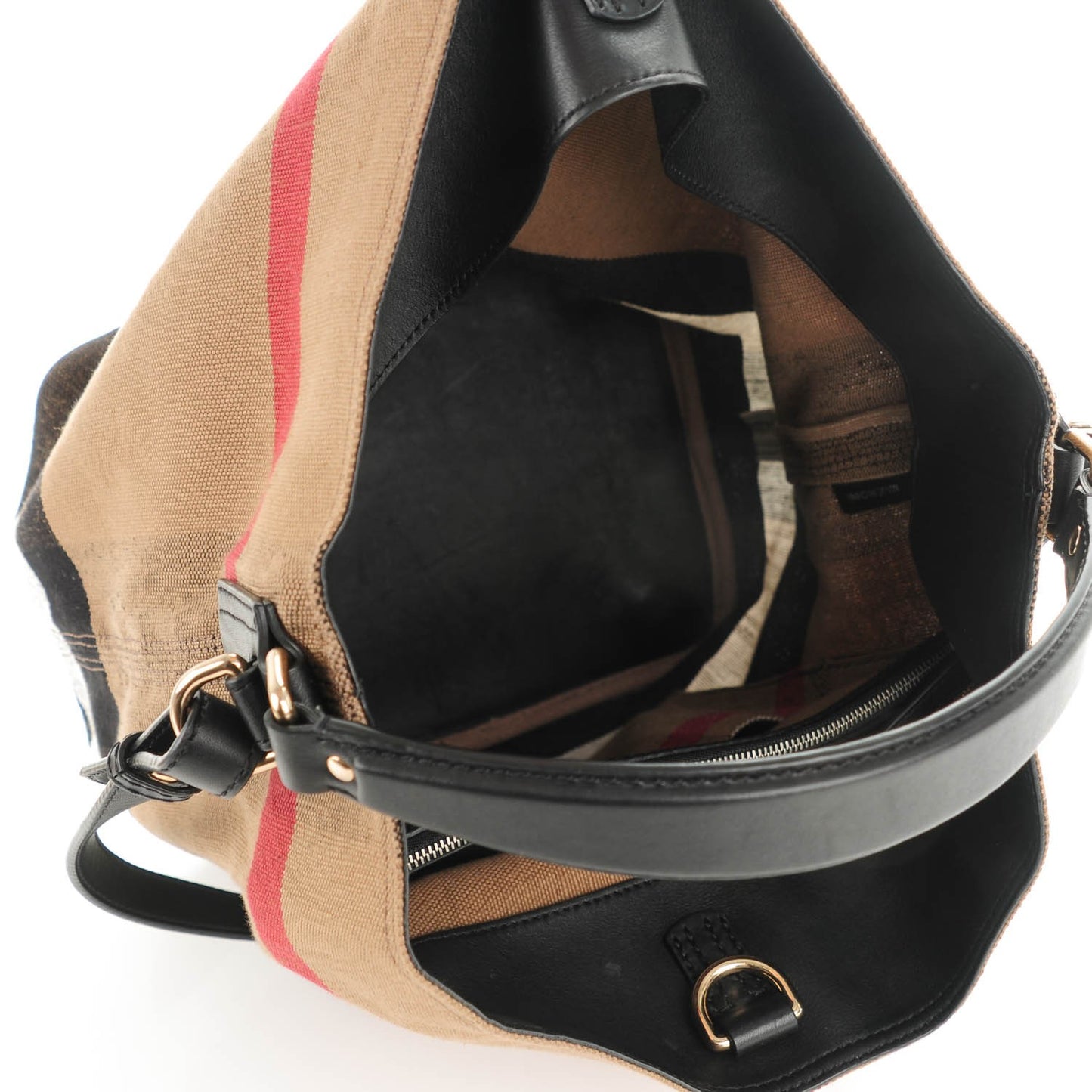 Canvas Mega Check Medium Ashby Black