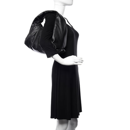 Bottega Veneta Smooth Butter Calfskin Small The Shoulder Pouch Black 2 of 10
