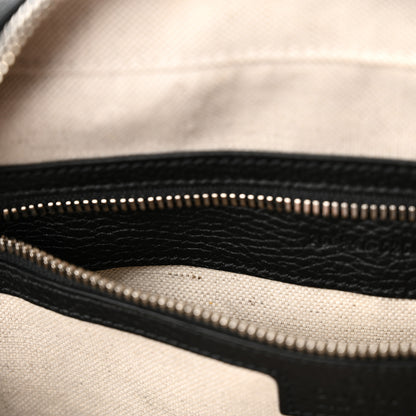 Gucci Piuma Calfskin Jumbo GG Embossed Medium Messenger Bag Black 10 of 10