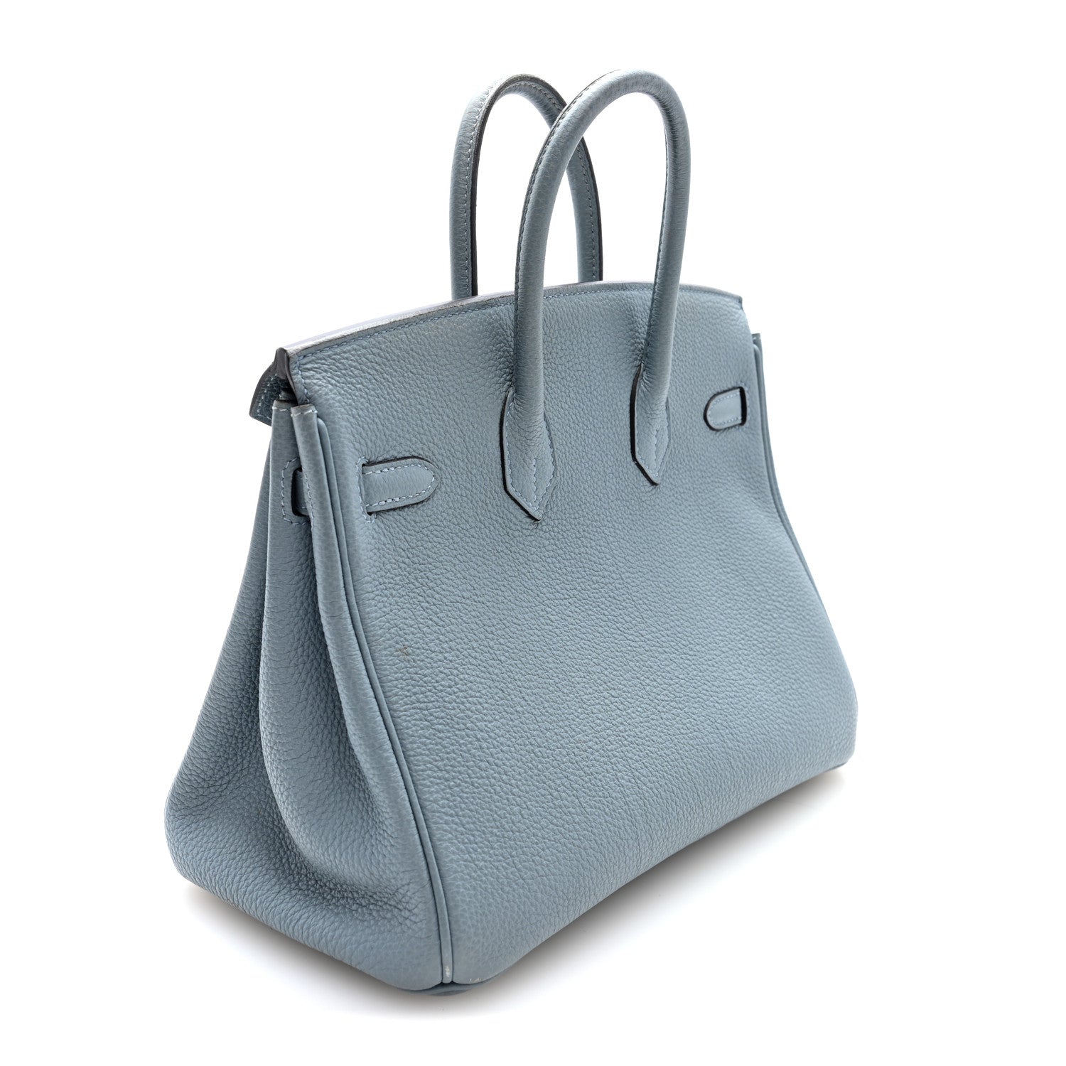 Hermes Togo Verso Birkin 25 Bleu Lin Chai 3 of 10