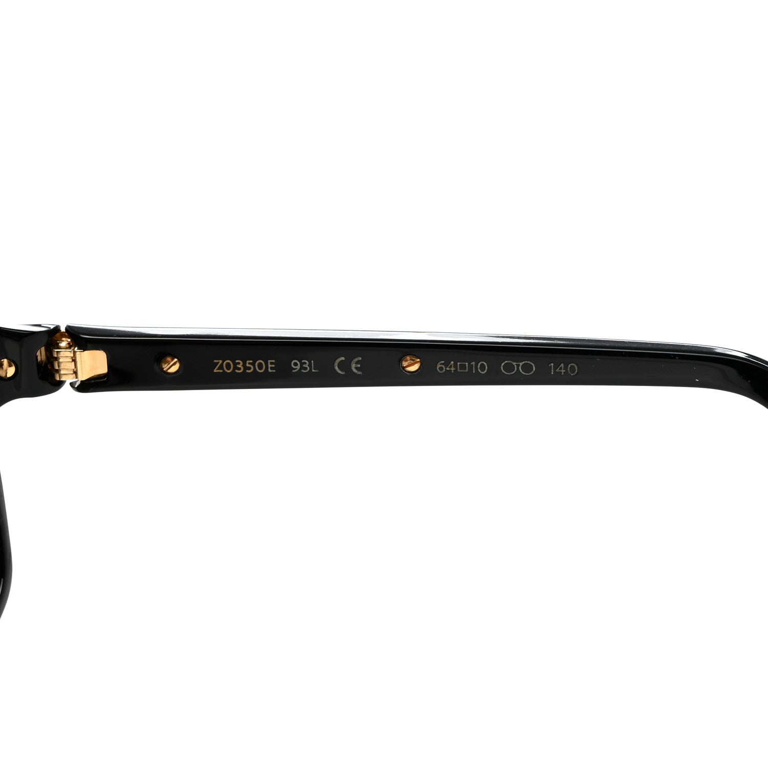 Louis Vuitton Acetate Evidence Sunglasses Z0350E Black 6 of 8