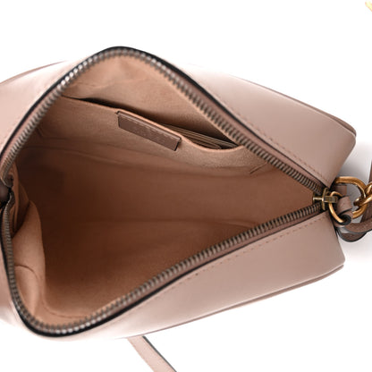 Gucci Calfskin Matelasse Small GG Marmont Chain Shoulder Bag Porcelain Rose 5 of 11