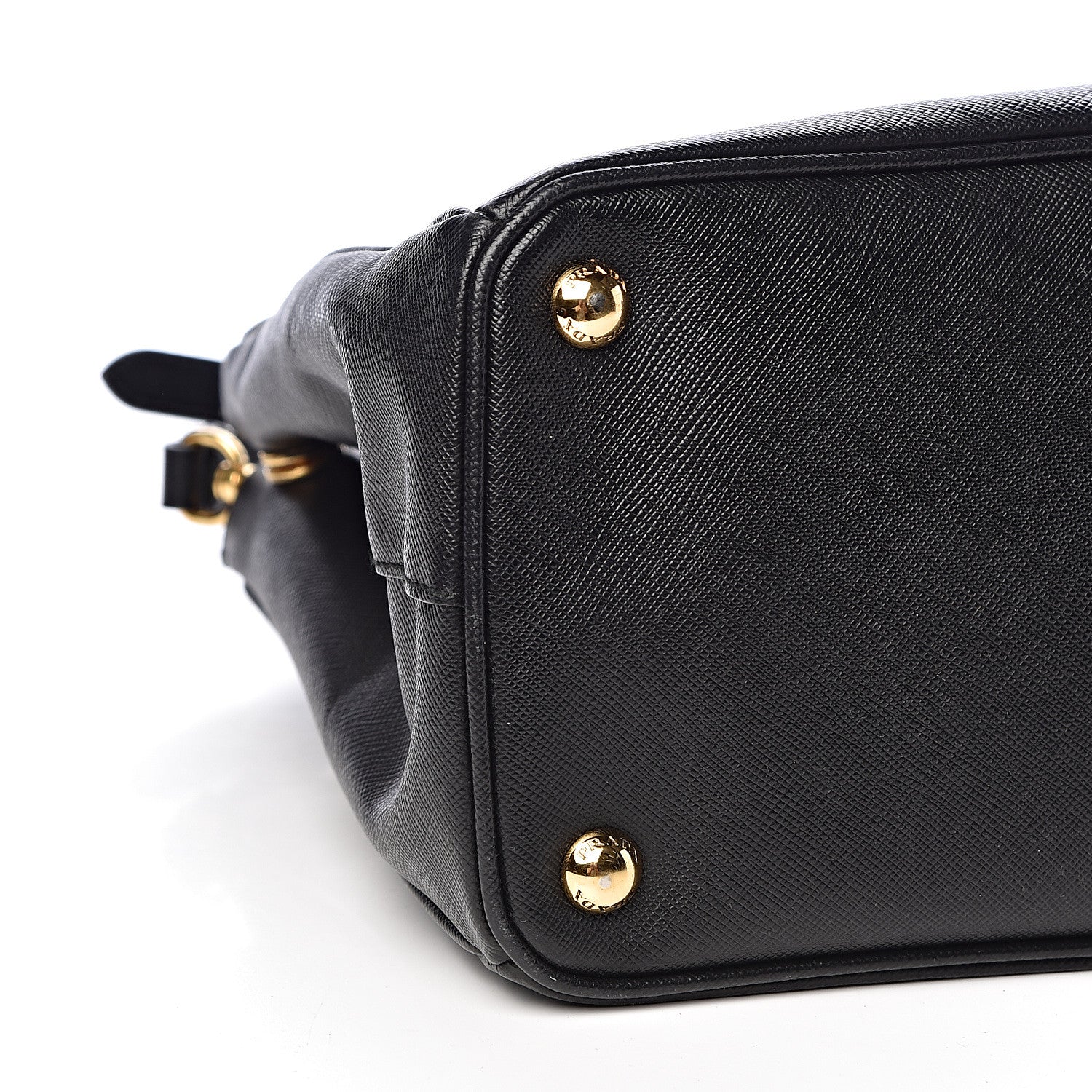 Prada Saffiano Small Galleria Double Zip Tote Black 9 of 11