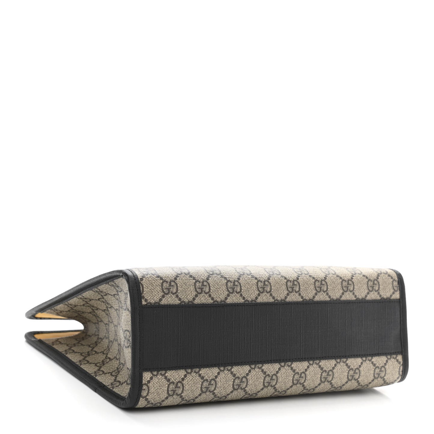 GG Supreme Monogram Childrens Chick Tote Black