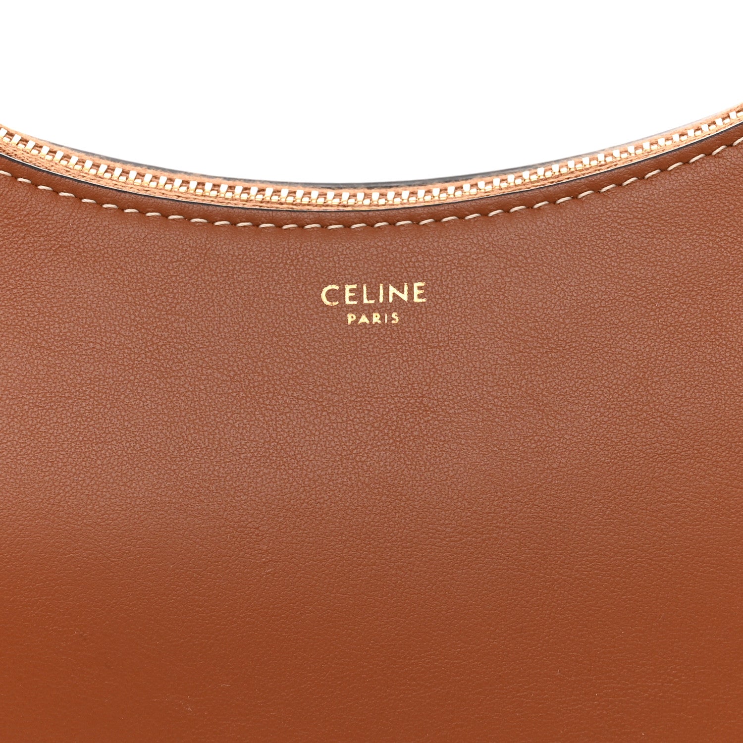 Celine Smooth Calfskin Medium Strap Ava Shoulder Bag Tan 6 of 10