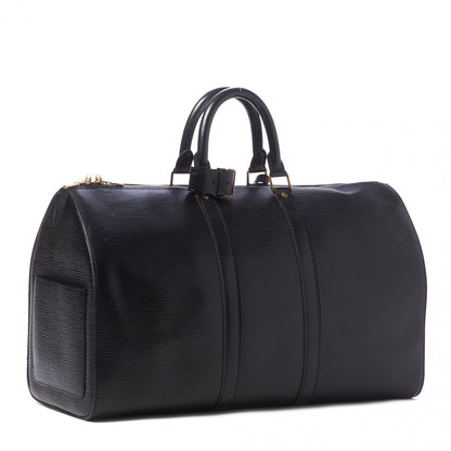 Louis Vuitton Epi Keepall 45 Black 3 of 13