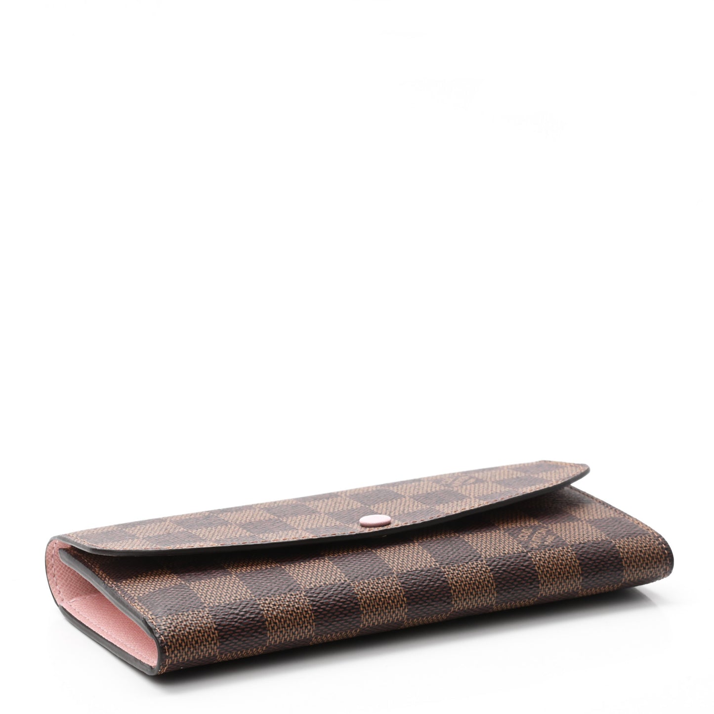 Damier Ebene Emilie Wallet Rose Ballerine