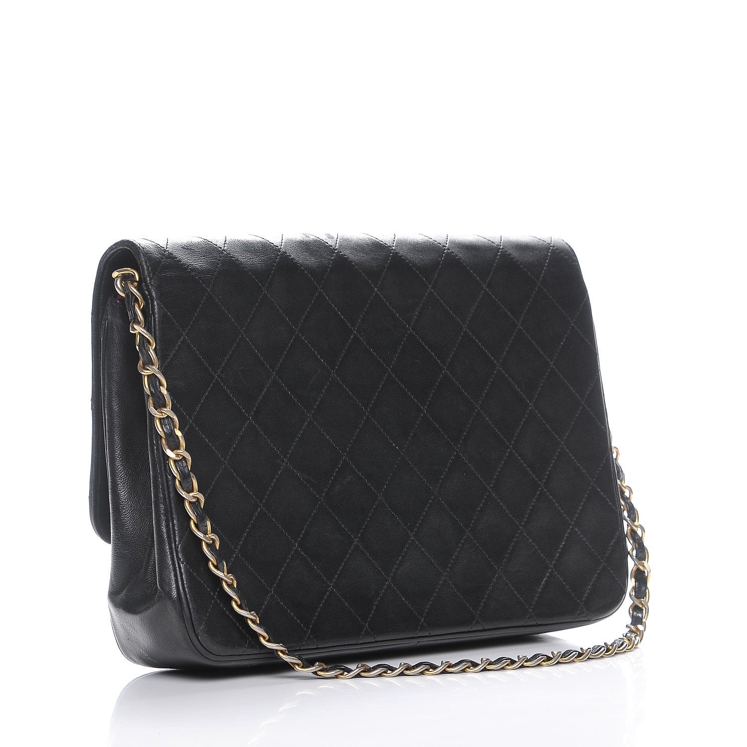 Chanel Lambskin Quilted Small Single Flap Black 3 of 8