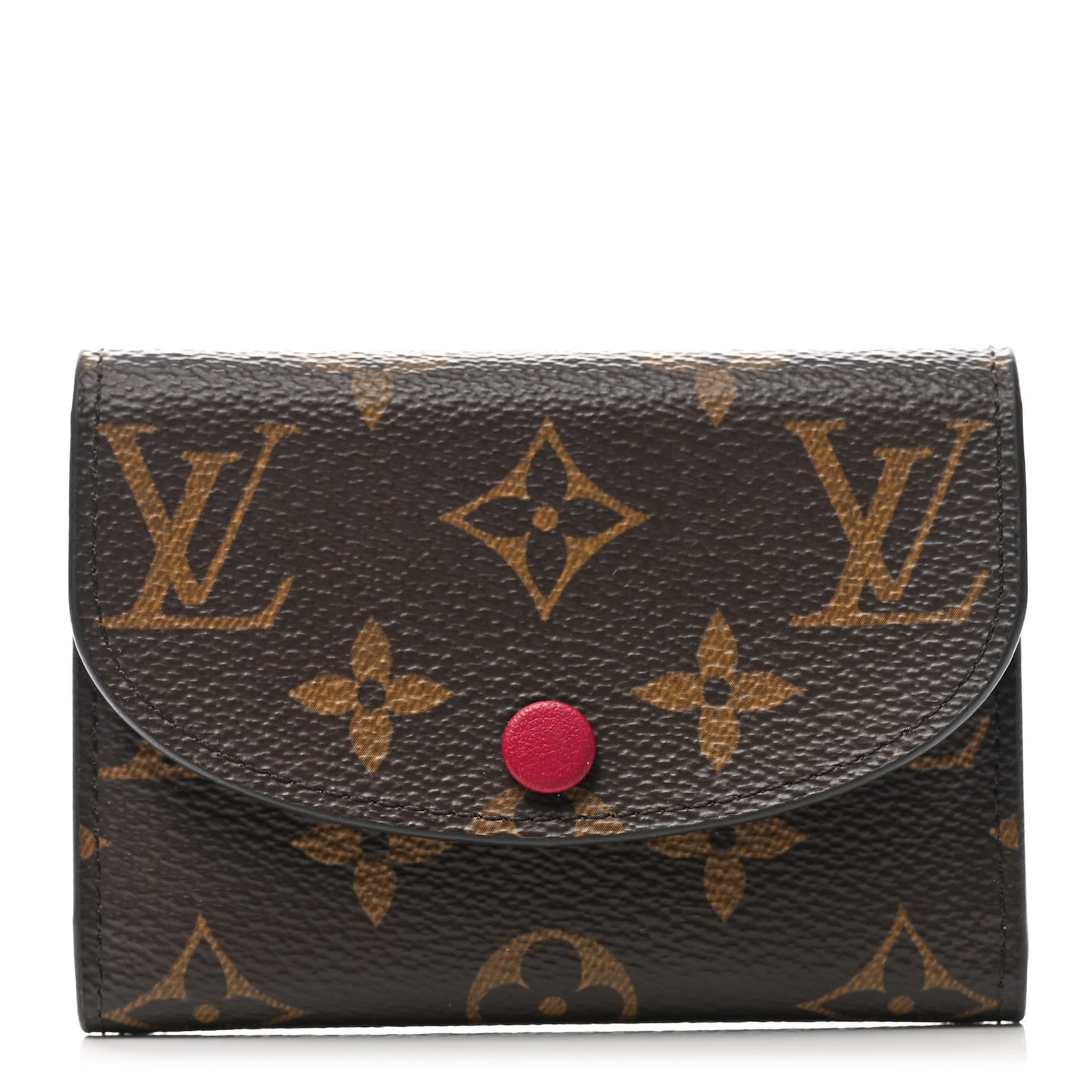 Monogram Rosalie Coin Purse Fuchsia