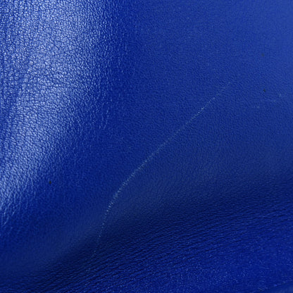Saint Laurent Smooth Calfskin Small Monogram Cabas Blue Majorelle 14 of 30