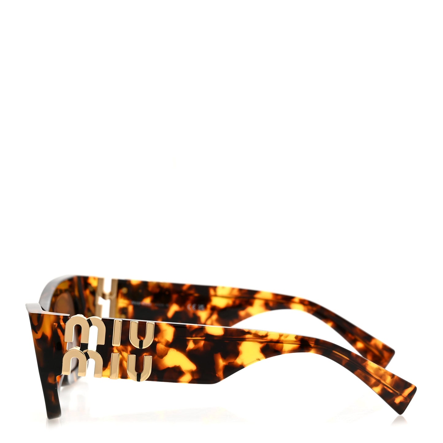 Acetate Miu Glimpse Sunglasses SMU 09WS Havana