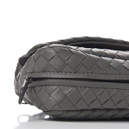 Bottega Veneta Nappa Intrecciato Small Chain Crossbody Light Grey 10 of 11