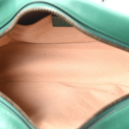 Gucci Calfskin Matelasse Small GG Marmont Chain Shoulder Bag Emerald Green 5 of 11