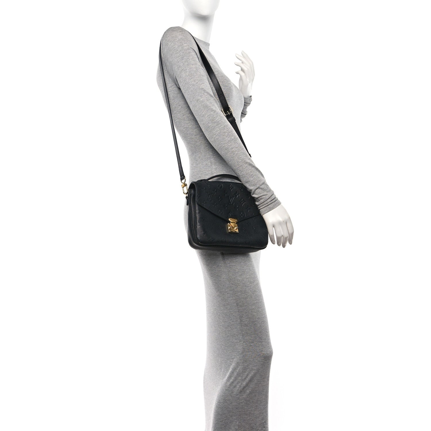 Louis Vuitton Empreinte Pochette Metis Black 2 of 12