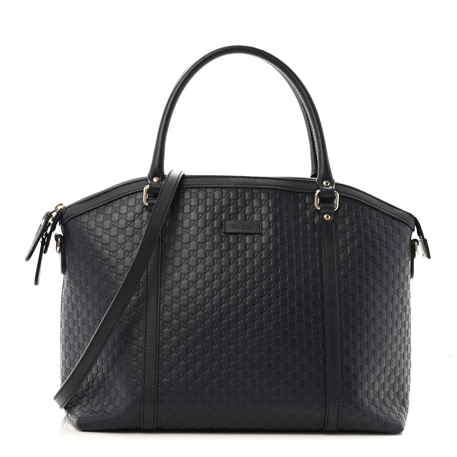 Gucci Soft Microguccissima Dome Satchel Navy 1 of 14