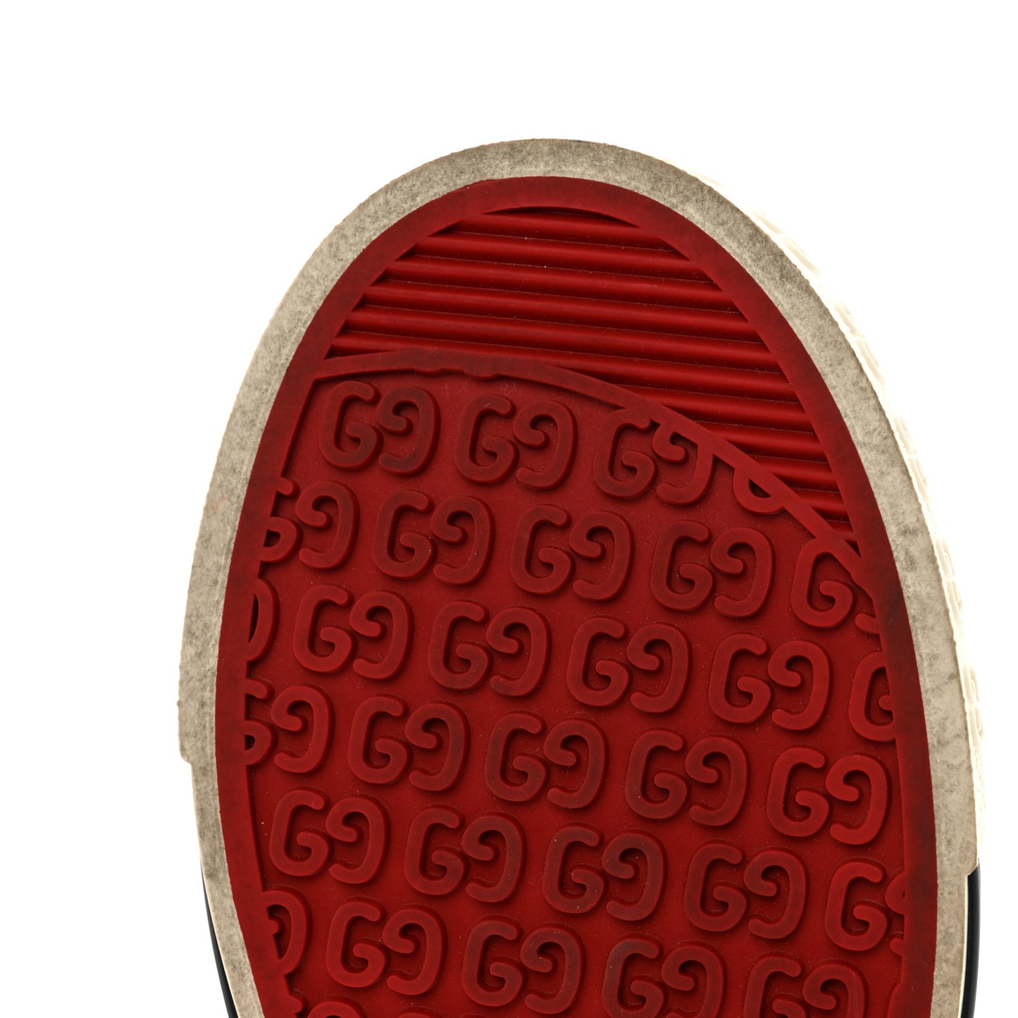 GG Monogram Web Womens 1977 Tennis Sneakers 37 Beige Ebony Mystic White