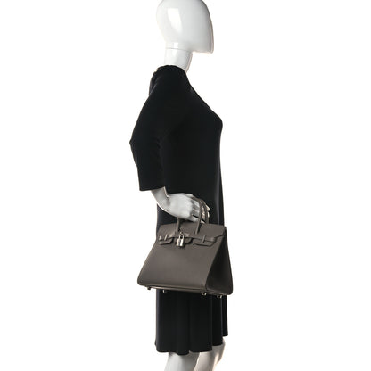 Hermes Epsom Birkin Sellier 25 Etain 2 of 35