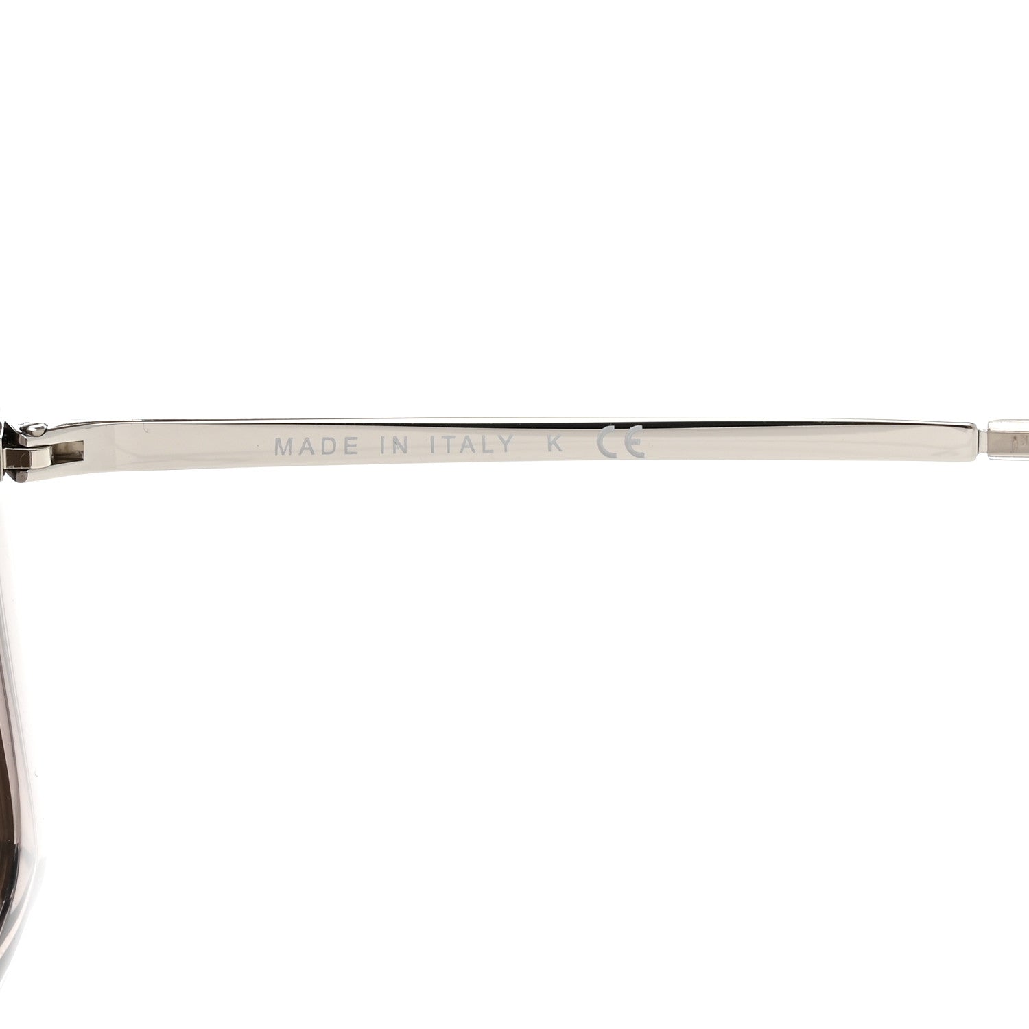 Chanel 18K White Gold Mirror Square Sunglasses 6051 Gray 6 of 7