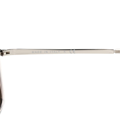 Chanel 18K White Gold Mirror Square Sunglasses 6051 Gray 6 of 7