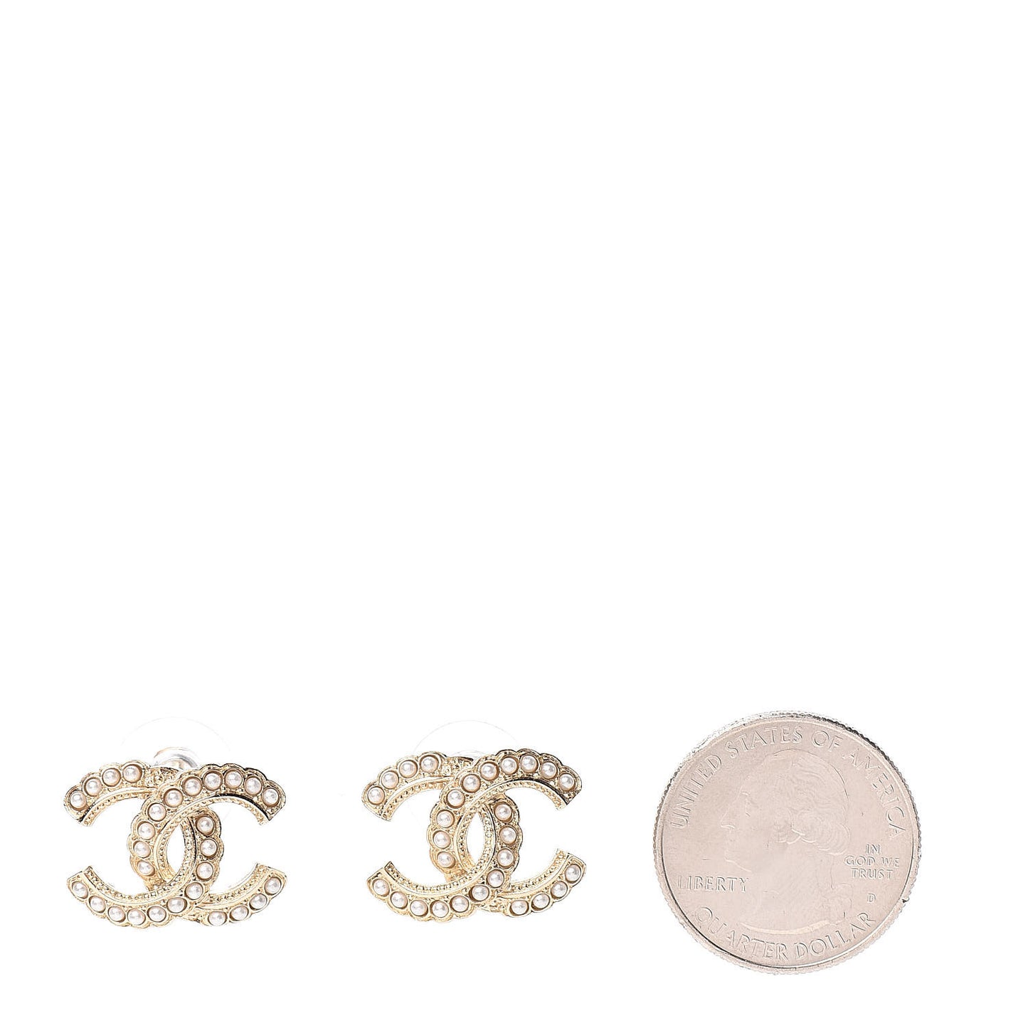 Pearl Queen of France CC Earrings Gold