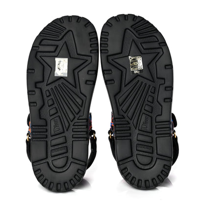 Christian Dior Technical Fabric Mizza Print DiorAct Sandals 40.5 Multicolor 5 of 9