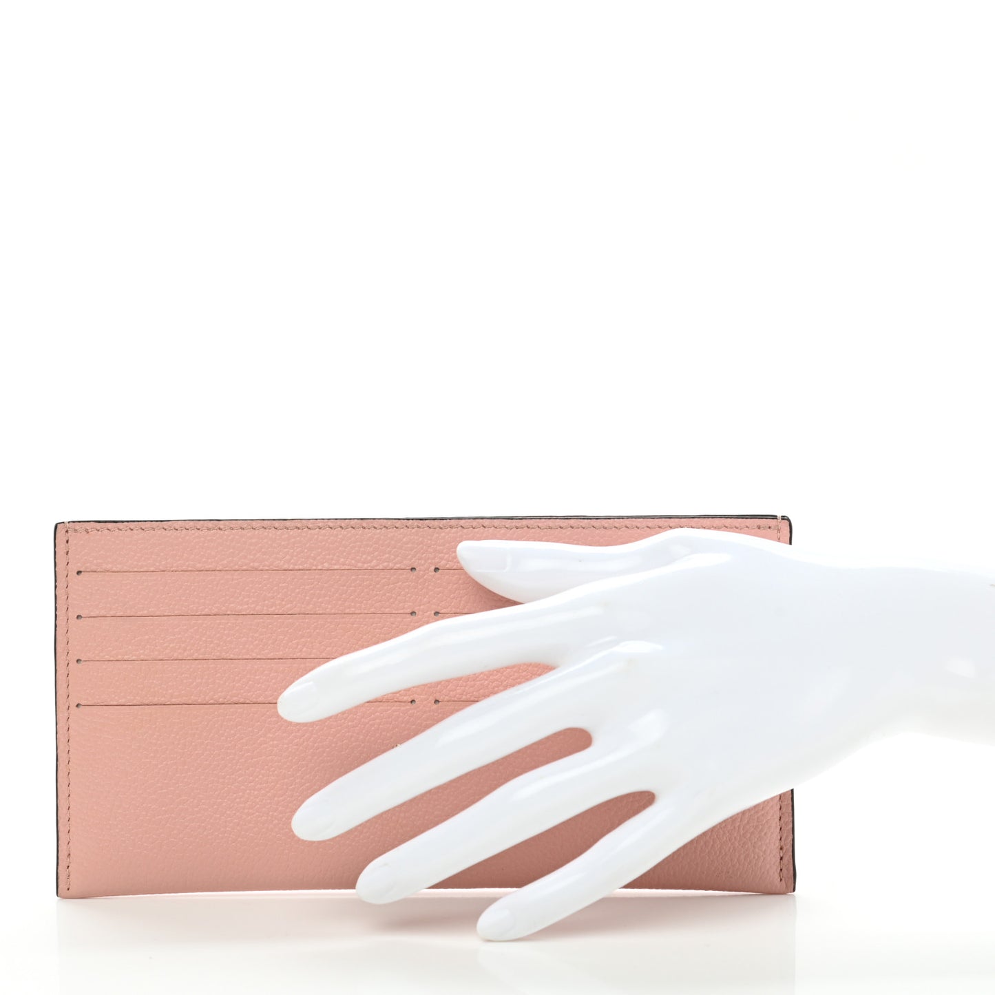 Calfskin Felicie Card Holder Insert Rose Ballerine