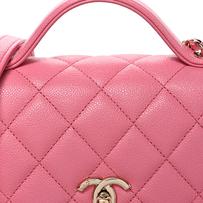 Chanel Caviar Quilted Small Business Affinity Flap Pink 7 of 10