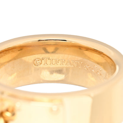 Tiffany 18K Yellow Gold HardWear Dangle Ball Ring 49 4.75 4 of 5