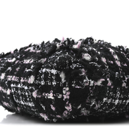 Chanel Tweed Patchwork Quilted Small Chanel 22 Black Pink White 11 of 11