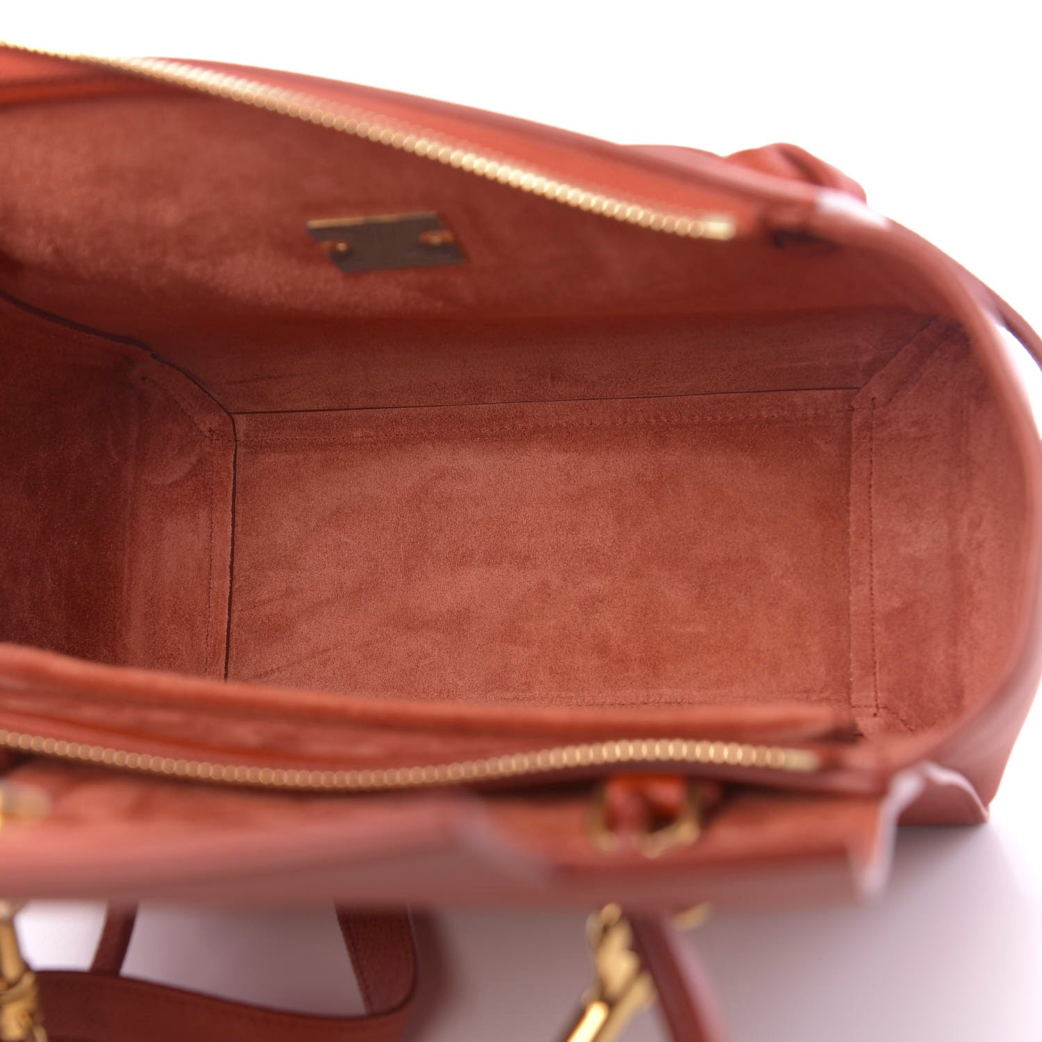 Celine Grained Calfskin Micro Belt Bag Fox Red 5 of 10