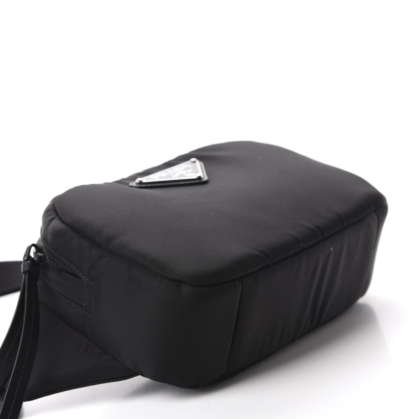 Tessuto Nylon Soft Padded Belt Bag Black