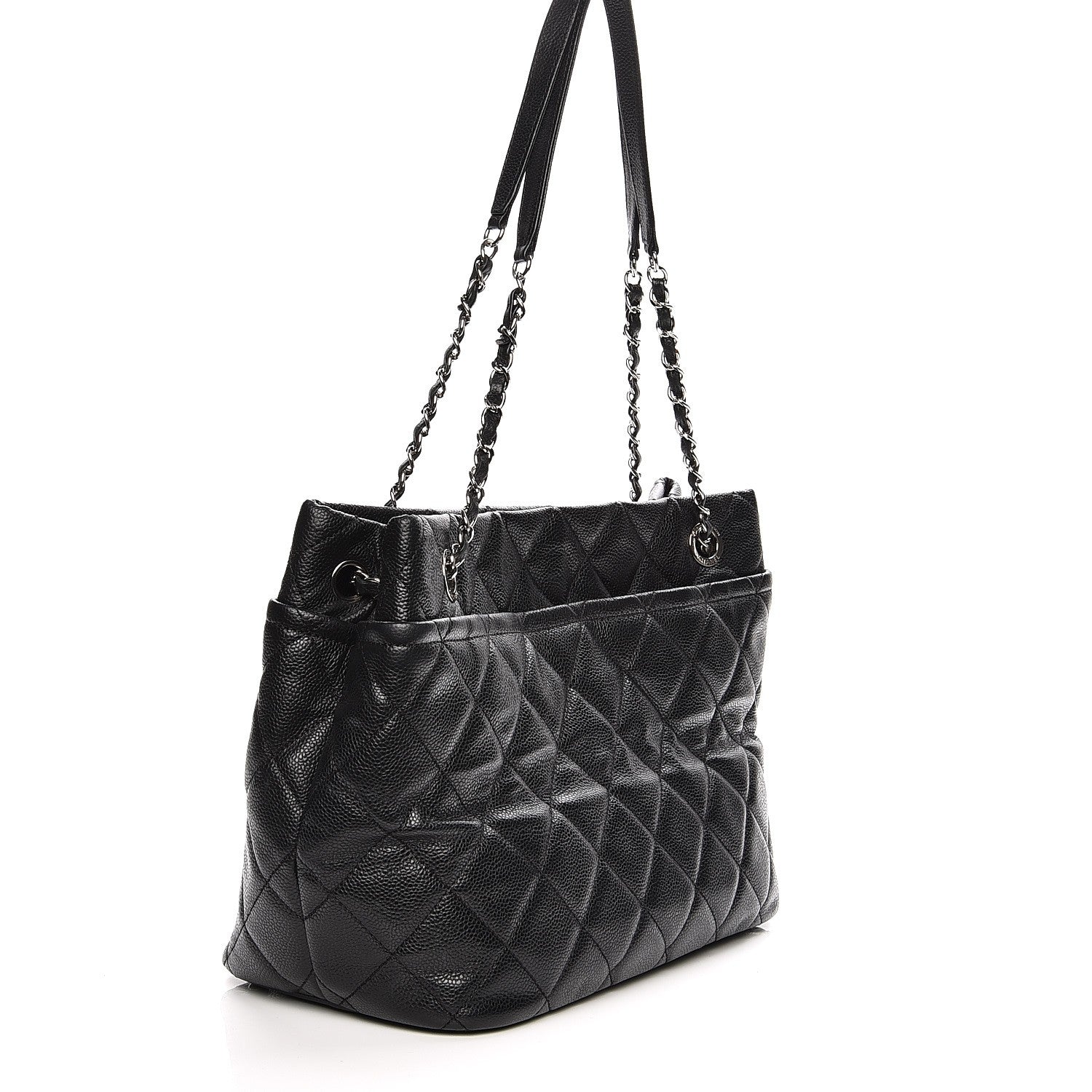 Chanel Caviar Quilted Timeless CC Soft Tote Black 3 of 15