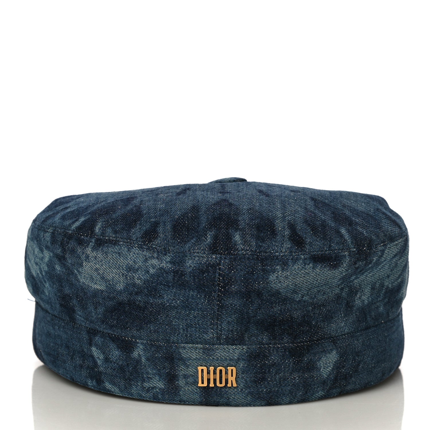 Christian Dior Cotton Denim Baker Boy Hat 57 Blue 4 of 9