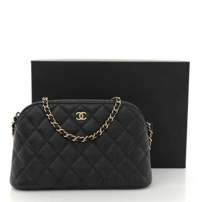 Chanel Caviar Quilted Classic Clutch With Chain Black 12 of 12
