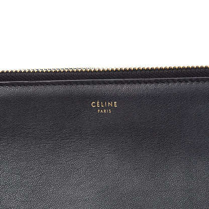 Celine Lambskin Small Trio Crossbody Bag Black 10 of 16