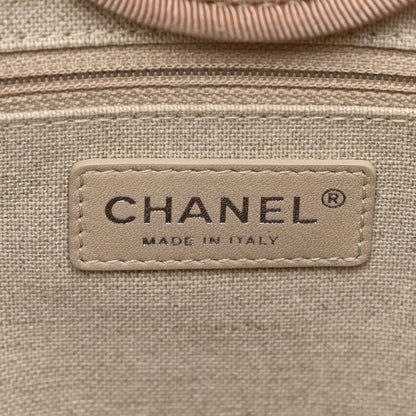 Chanel Mixed Fibers Medium Deauville Tote Beige 6 of 20