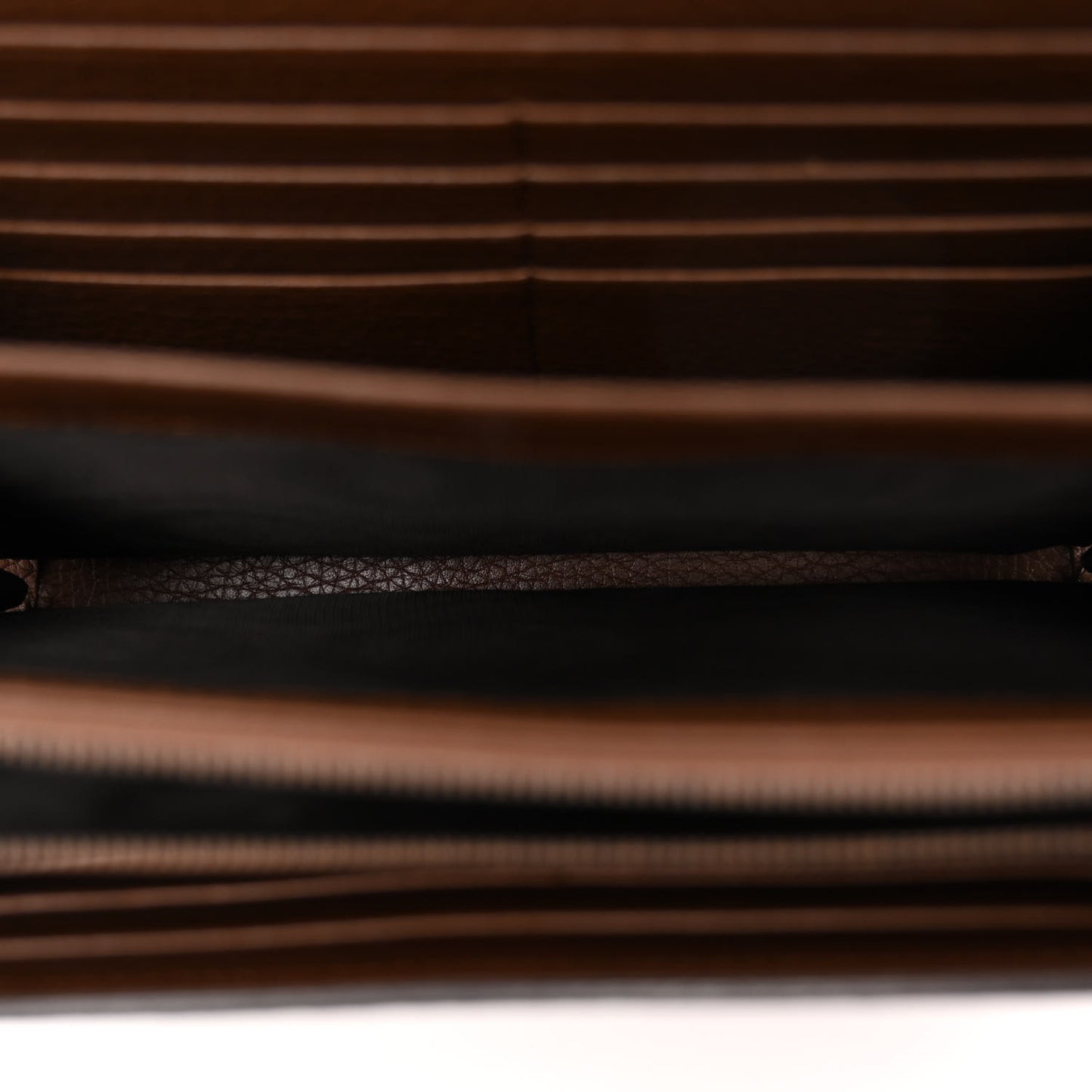Cellarius Calfskin GG Marmont Chain Wallet Nut Brown