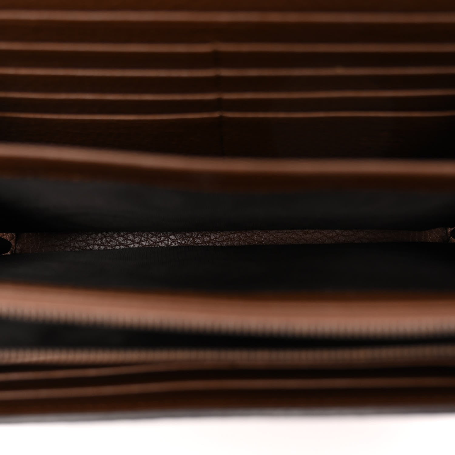 Gucci Cellarius Calfskin GG Marmont Chain Wallet Nut Brown 5 of 11