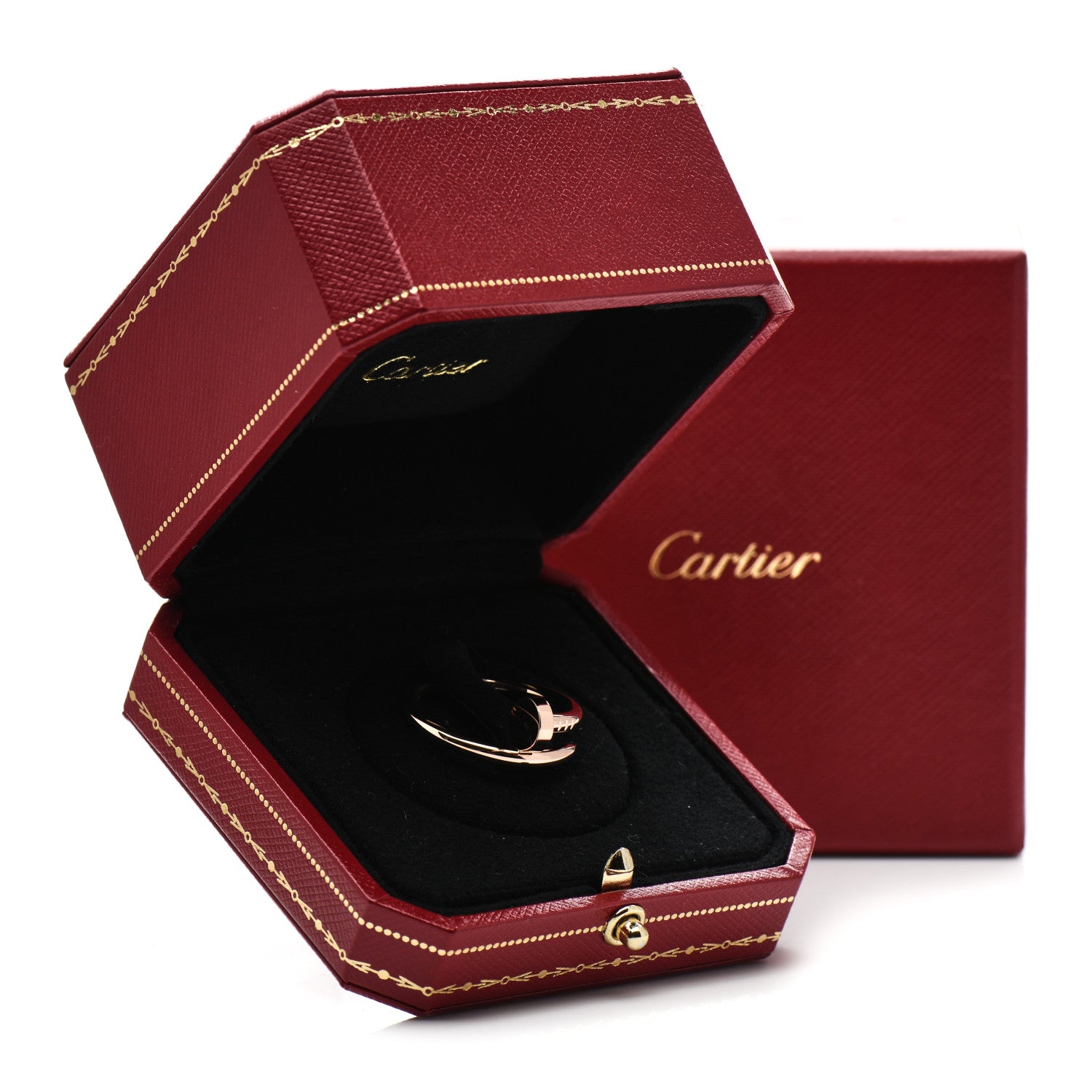 Cartier 18K Pink Gold Juste Un Clou Ring 60 9 5 of 5