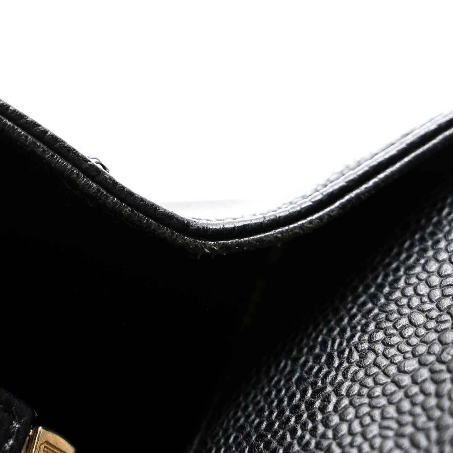 Caviar Quilted Petit Timeless Tote PTT Black