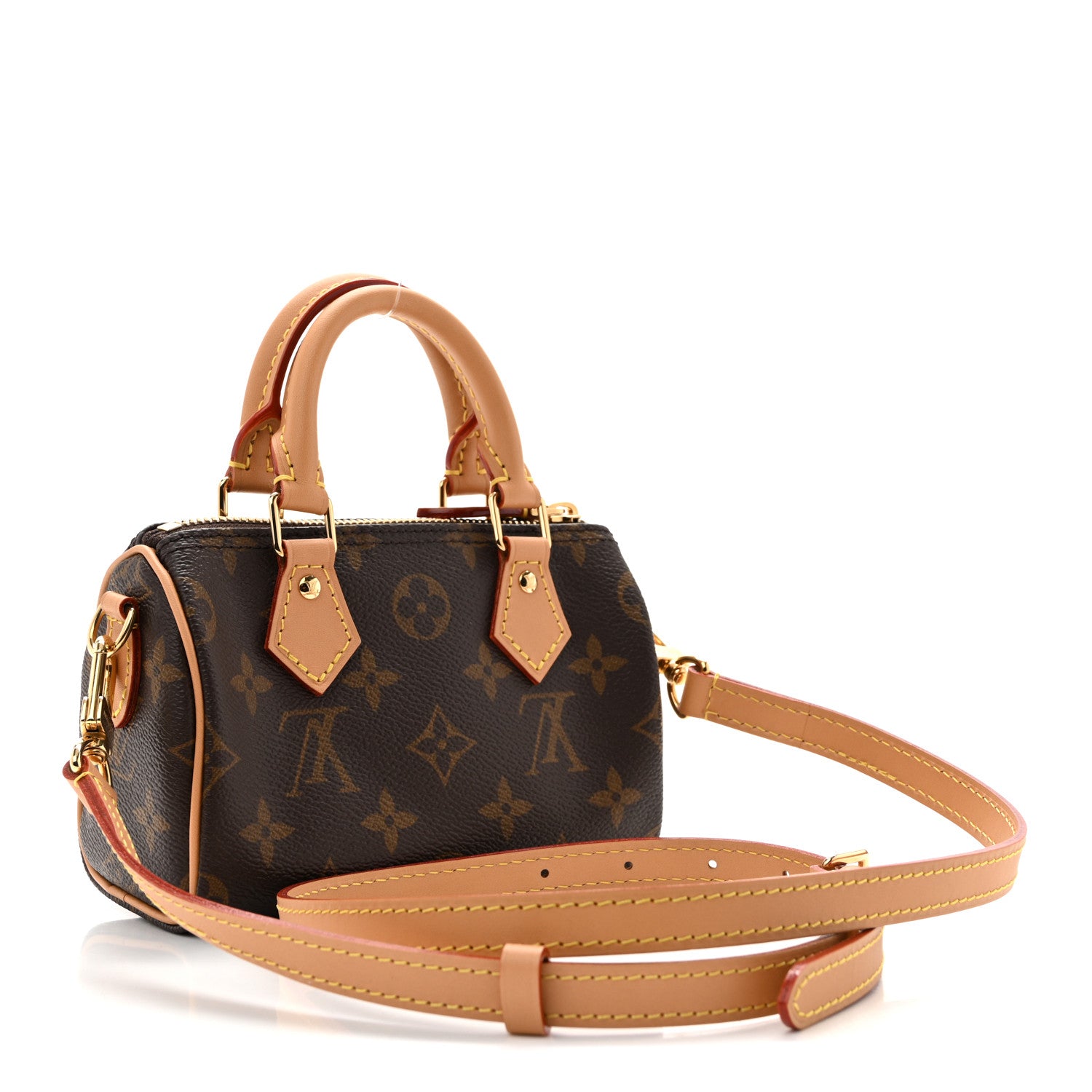 Louis Vuitton Monogram Nano Speedy Bandouliere 3 of 13