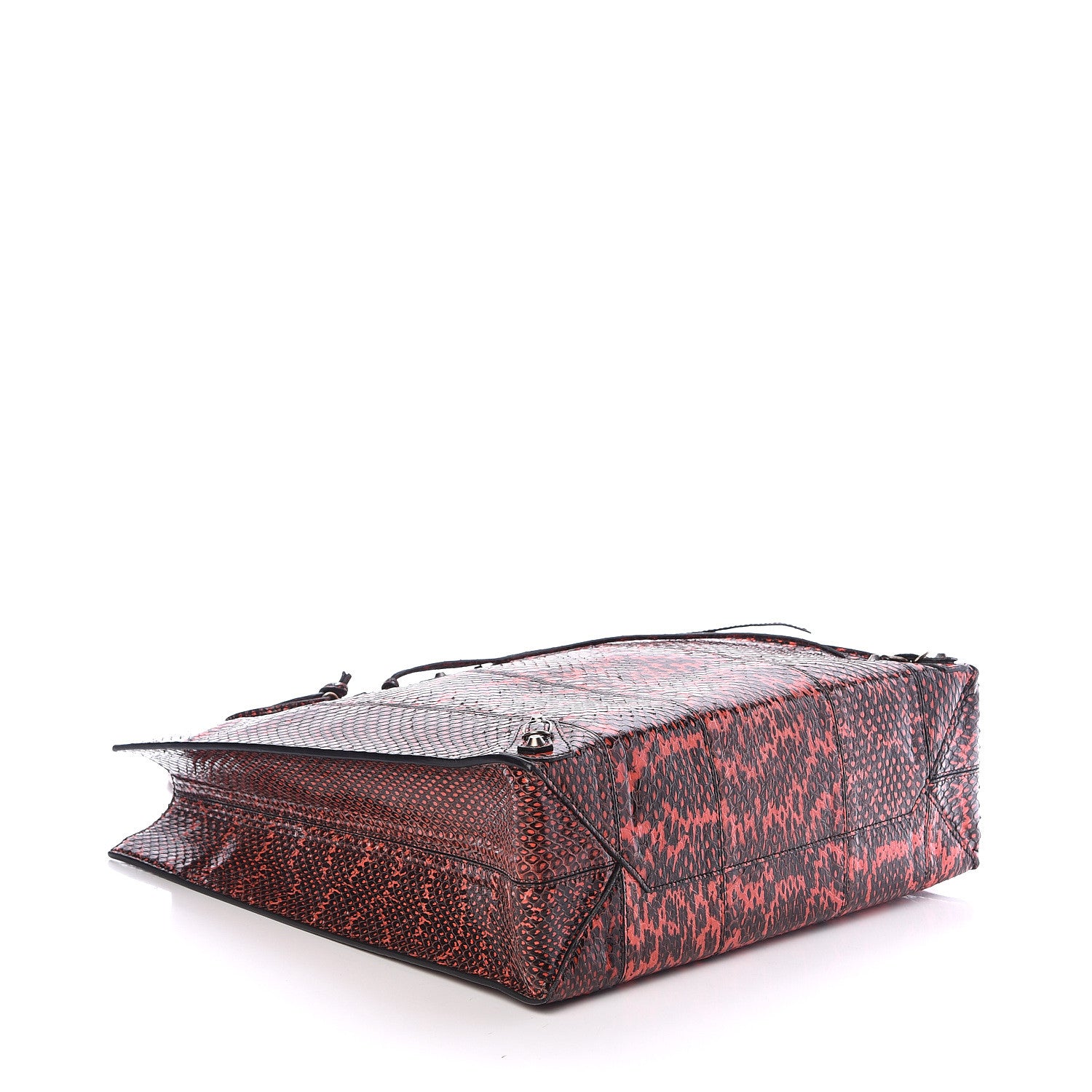 Balenciaga Elaphe Papier Ledger Tote Red 4 of 10