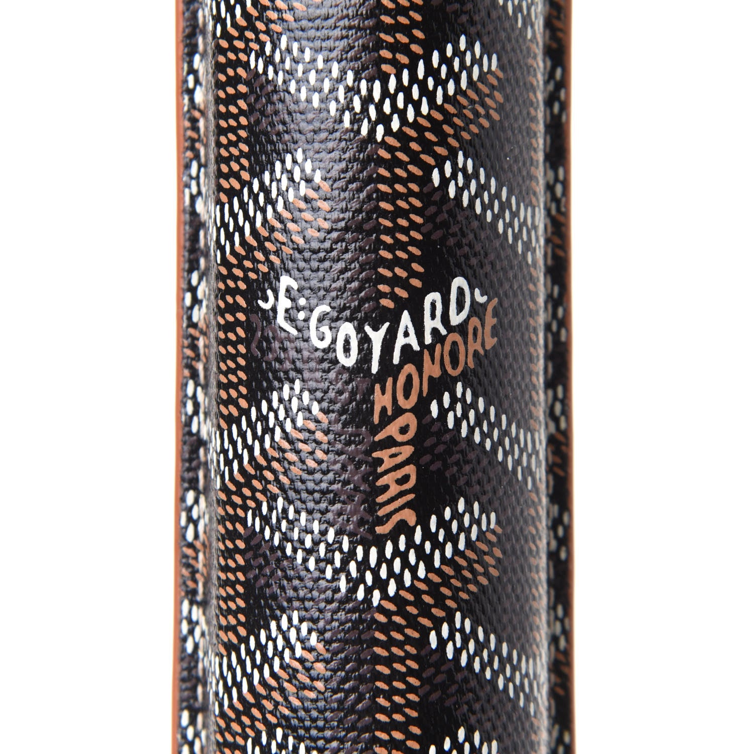 Goyard Goyardine Churchill Single Cigar Case Black Gold 14 of 17