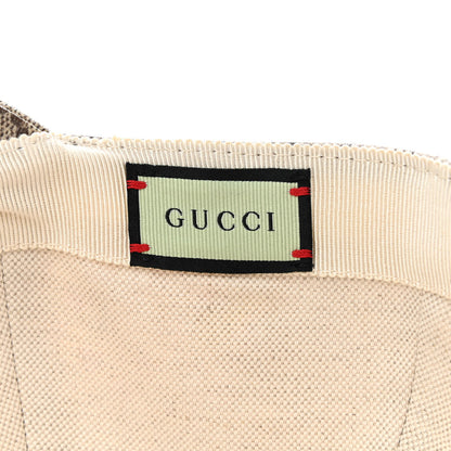 Gucci GG Supreme Monogram Les Pommes Baseball Hat L Beige Multicolor 9 of 10