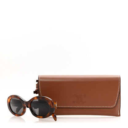 Celine Acetate Triomphe 01 Sunglasses CL 40194U Tortoise 8 of 8