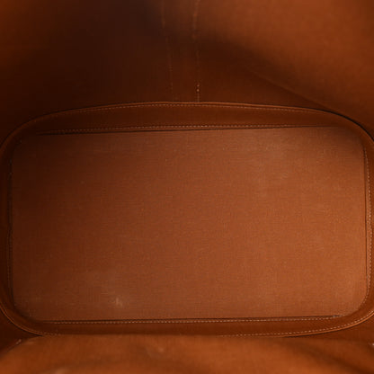 Celine Triomphe Canvas Calfskin Medium Cabas Bag Tan 5 of 10