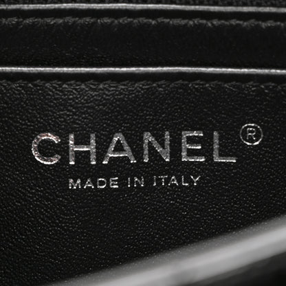 Chanel Patent Calfskin Quilted Mini Rectangular Flap Black 6 of 10