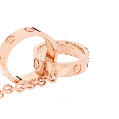Cartier 18K Pink Gold Interlocking LOVE Bracelet 3 of 3